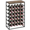 Wine Rack for 30 Bottles, Freestanding Metal Bottle Rack for Cellar/storage Room, 59 X 30 X 88.5 Cm