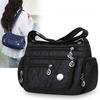 Taška Dámská Velkokapacitní Taška přes Rameno Vodotěsná a Odolná proti Opotřebení Vícekapsá Taška na Dojíždění Volno Venkovní Crossbody Taška