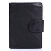 Men's Short Leather Wallet Retro Change Bag Vertical Card Bag Large Capacity Coin Purse