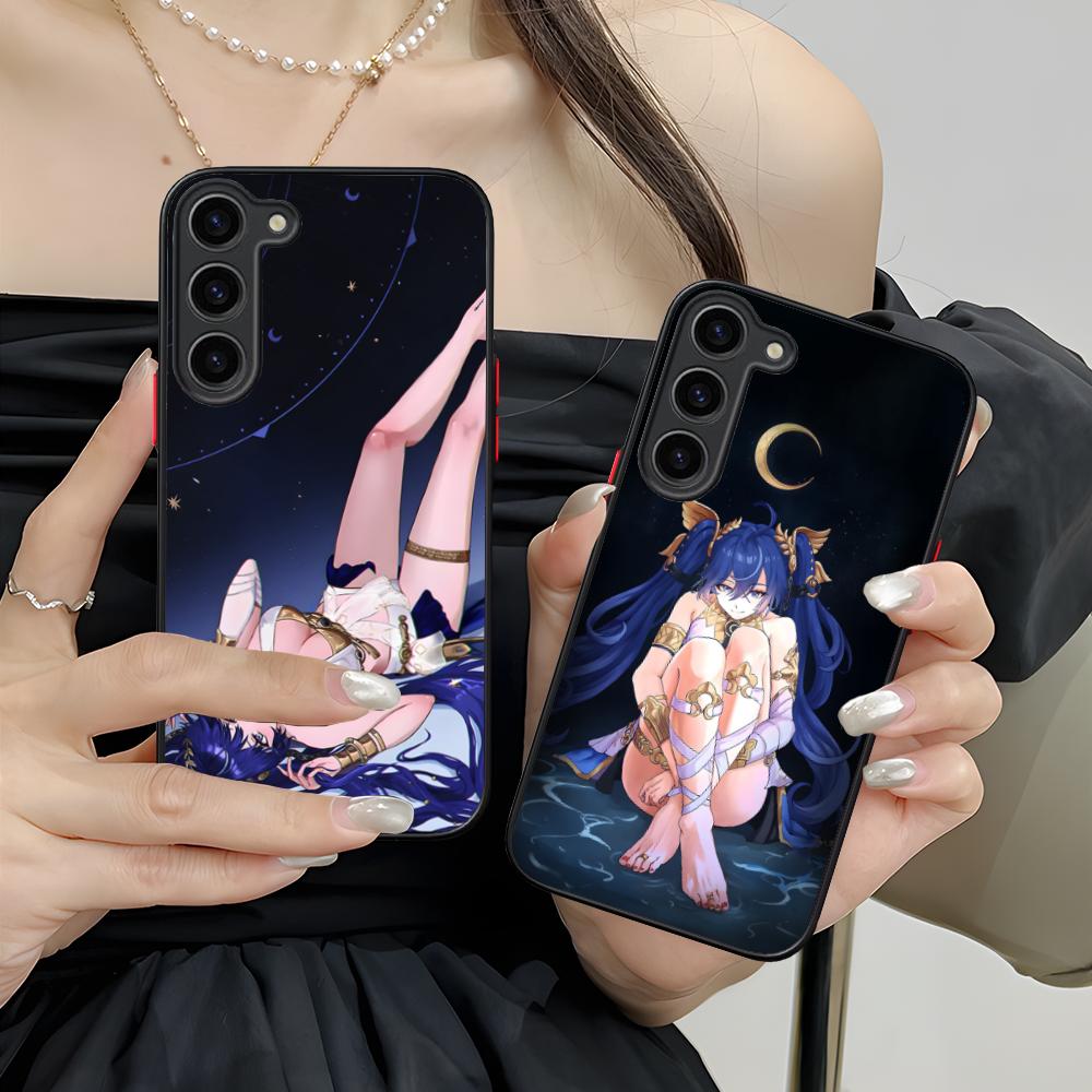 Wuthering Waves Luno Silicone Mobile Phone Case for Samsung Galaxy S26 S25 S24 S23 S22 S21 Plus FE Ultra Colorful Cover
