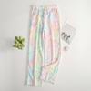 Women Pajama Pants Plush Sleep Pants Soft Elastic Waist Pajama Bottoms Patterned Pants With 2 Pockets