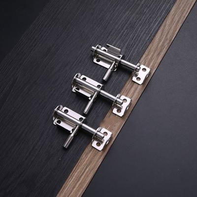 High Quality Sliding Stainless Steel Door Latch Solid Latch Hasp Door Locks Safety Anti-theft Pet Cage Latch Home Hardware
