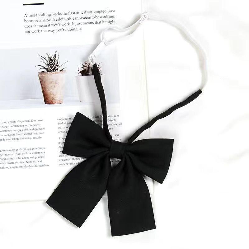 Japanese School Uniform Bow Tie For Girls Polyester Accessory With Elegant Design For Students