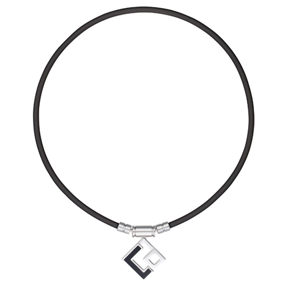 Colantotte TAO Original Gift Wrapping Included: Colantotte Magnetic Necklace AURA Necklace Limited Edition Gift Set (Black, Size M)