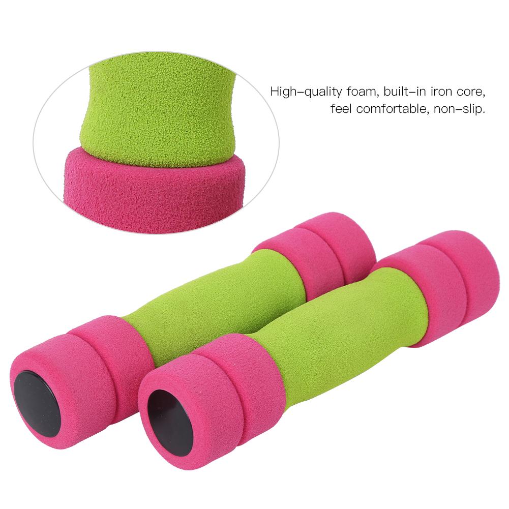 6 Pfund Tragbare Hanteln für Frauen Schaumstoff Gusseisen Gewichtheben Training für Heimfitness Fitnessstudio Übung