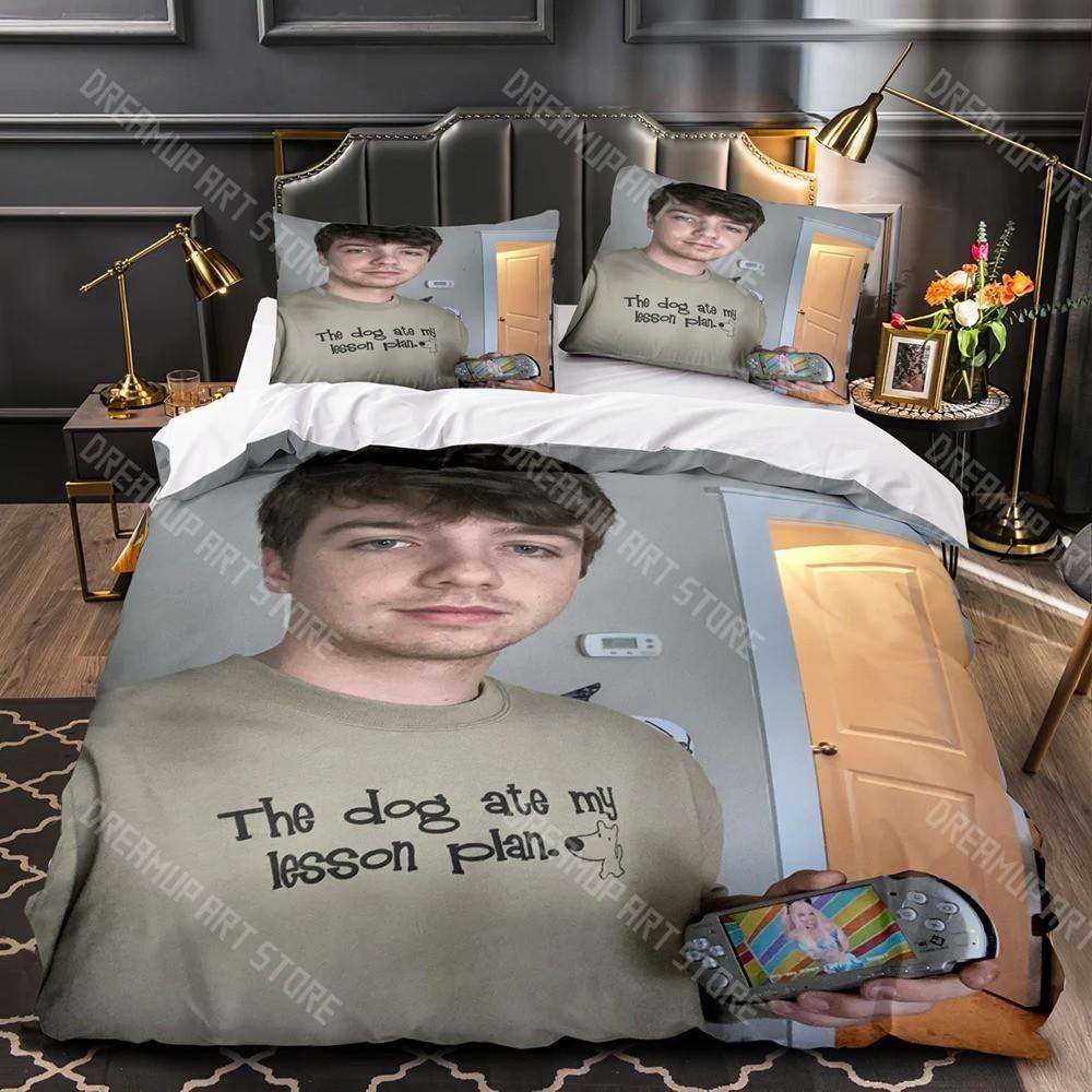 3D Printed Karl Jacobs Bedding Set for Boys Girls Duvet Cover And Pillowcase Twin Queen King Full Single Double Sizes