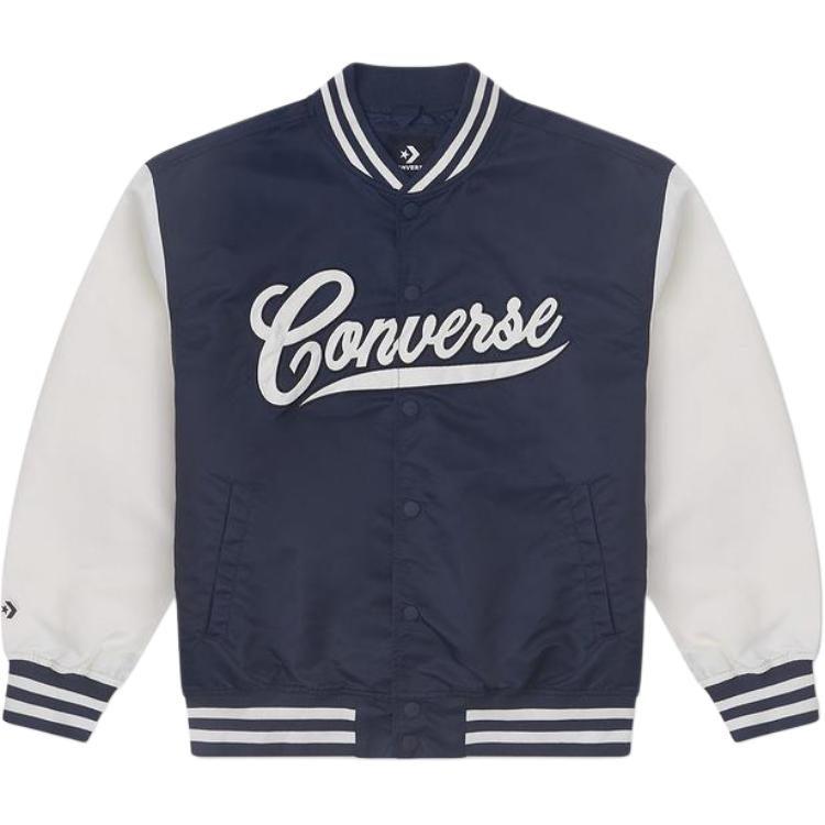 Converse Baseball Jacket Unisex Marine Blue 10026912-A03