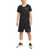 Nike T Shirts Men's Black Crew Neck Moderate Straight Fit DM6477-010