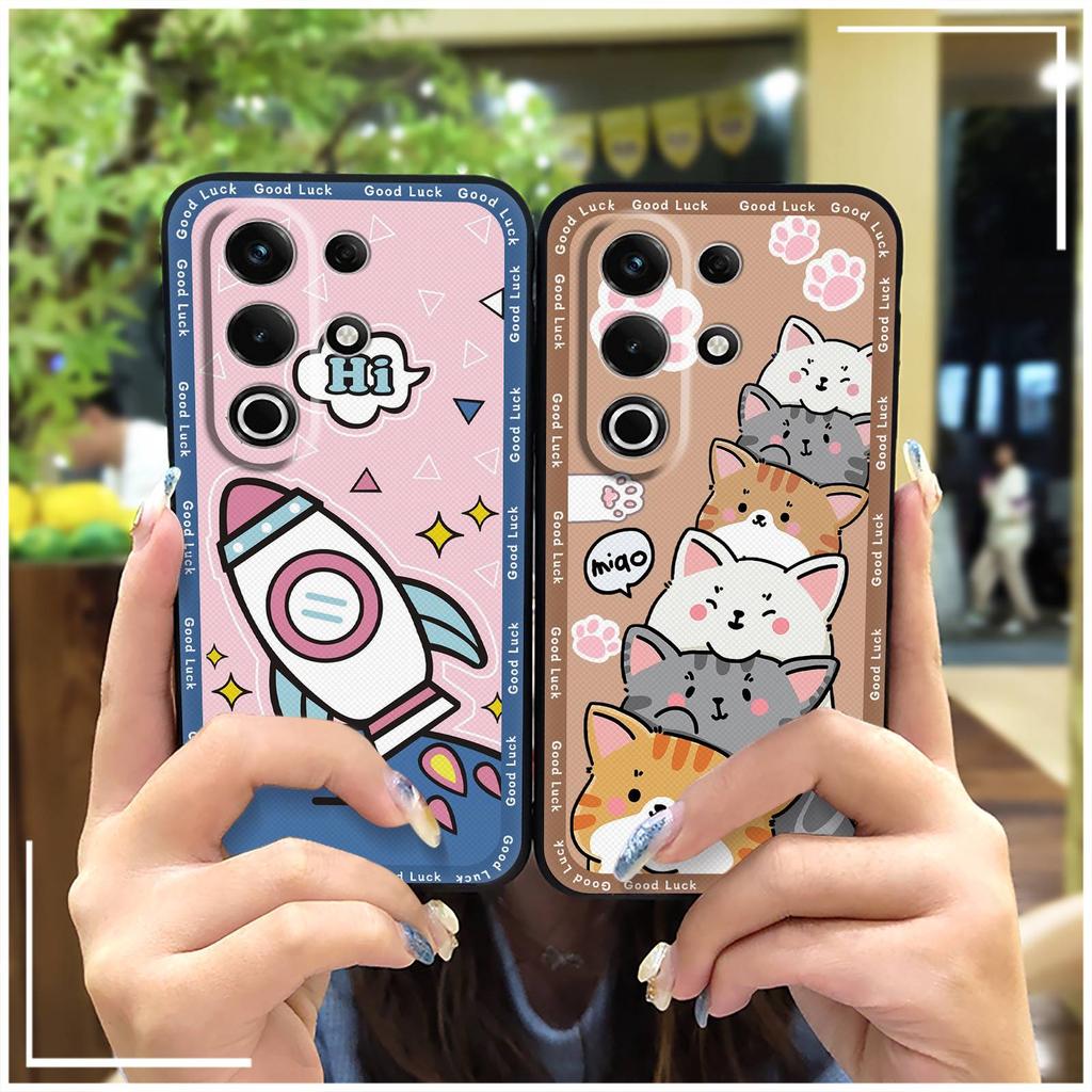 Shockproof Anti-dust Phone Case For Itel S25 Ultra Soft Case Durable Anti-knock Dirt-resistant Graffiti Cute Back Cover
