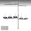 3Spool Industrial Sewing Machine Thread Stand, Metal MultiLine Holder Normal 2Thread
