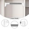 Adjustable Clothing Rod for Wardrobe, Closet Pole Shower Curtains And Cabinets