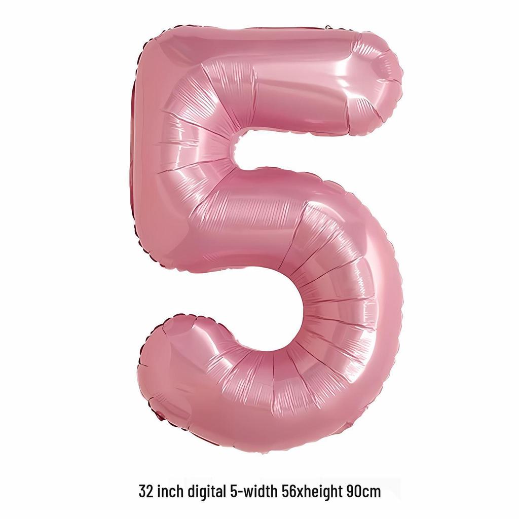 32-Inch White Number '40' Birthday Balloon, Aluminum Foil Party Decoration Prop
