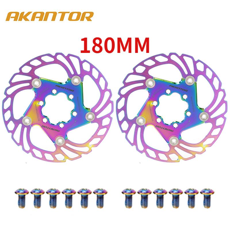 Akantor MTB Fahrradbremsscheiben 160/180/203 mm Scheibenbremsen Rotor Straße Mountainbike Bremsscheibe Schwimmende Rotoren Fahrrad