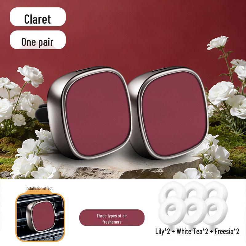 Car Vent Diffuser: Long-lasting Solid Scented Sheet with Light Fragrance for Vehicle Interior