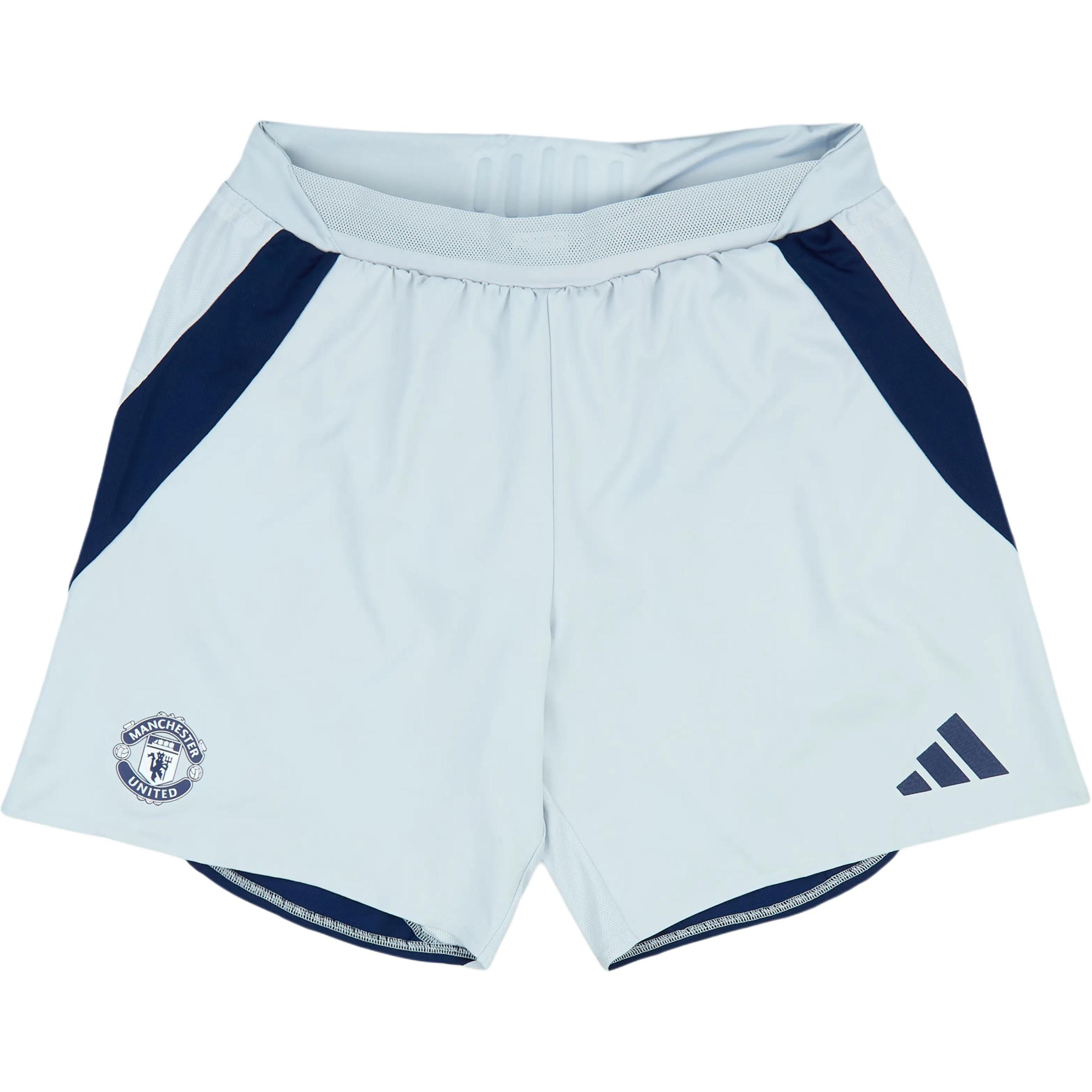 

Adidas Manchester United 2024-25 Authentic Away Shorts Comfortable Versatile Elastic Football Pants Unisex Shorts IU1386 L