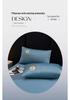 Luxurious Ice Silk Summer Quilt Set - Machine Washable, Air Conditioning Friendly, Double Size, Lightweight and Breathable.