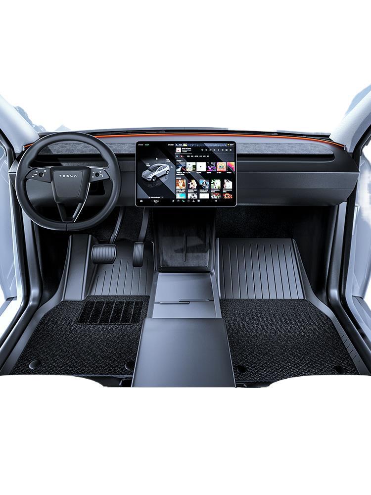 Tesla Model 3 & Y Full Coverage TPE Floor Mats by YL