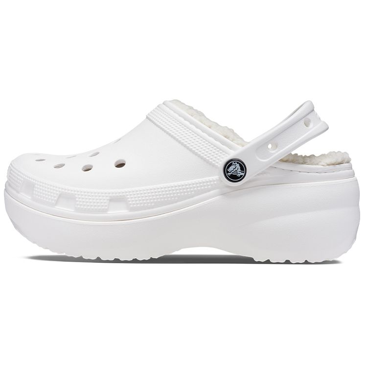 Crocs Eva Cloud Warm Cotton Sports Clogs Women Footwear White 207938-100