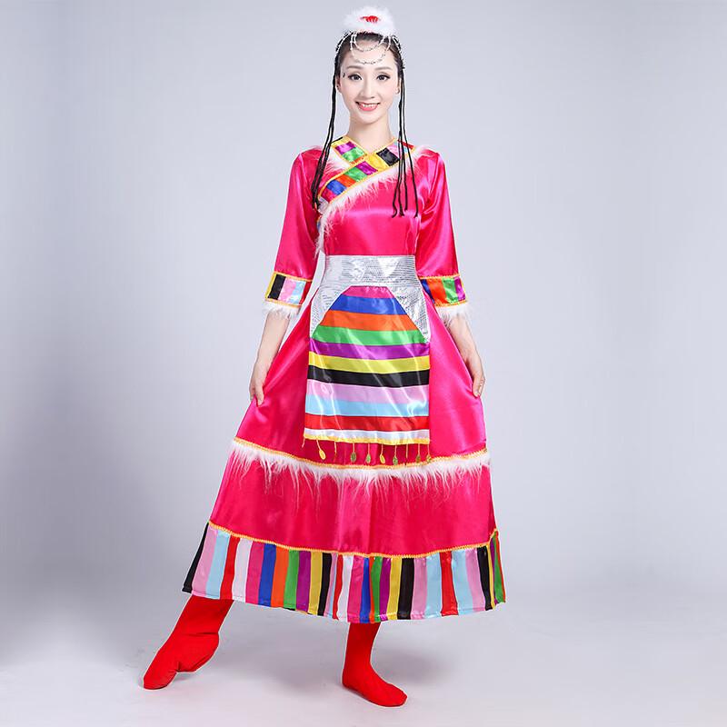 Women s Tibetan Dance Water Sleeve Performance Costume XXXL