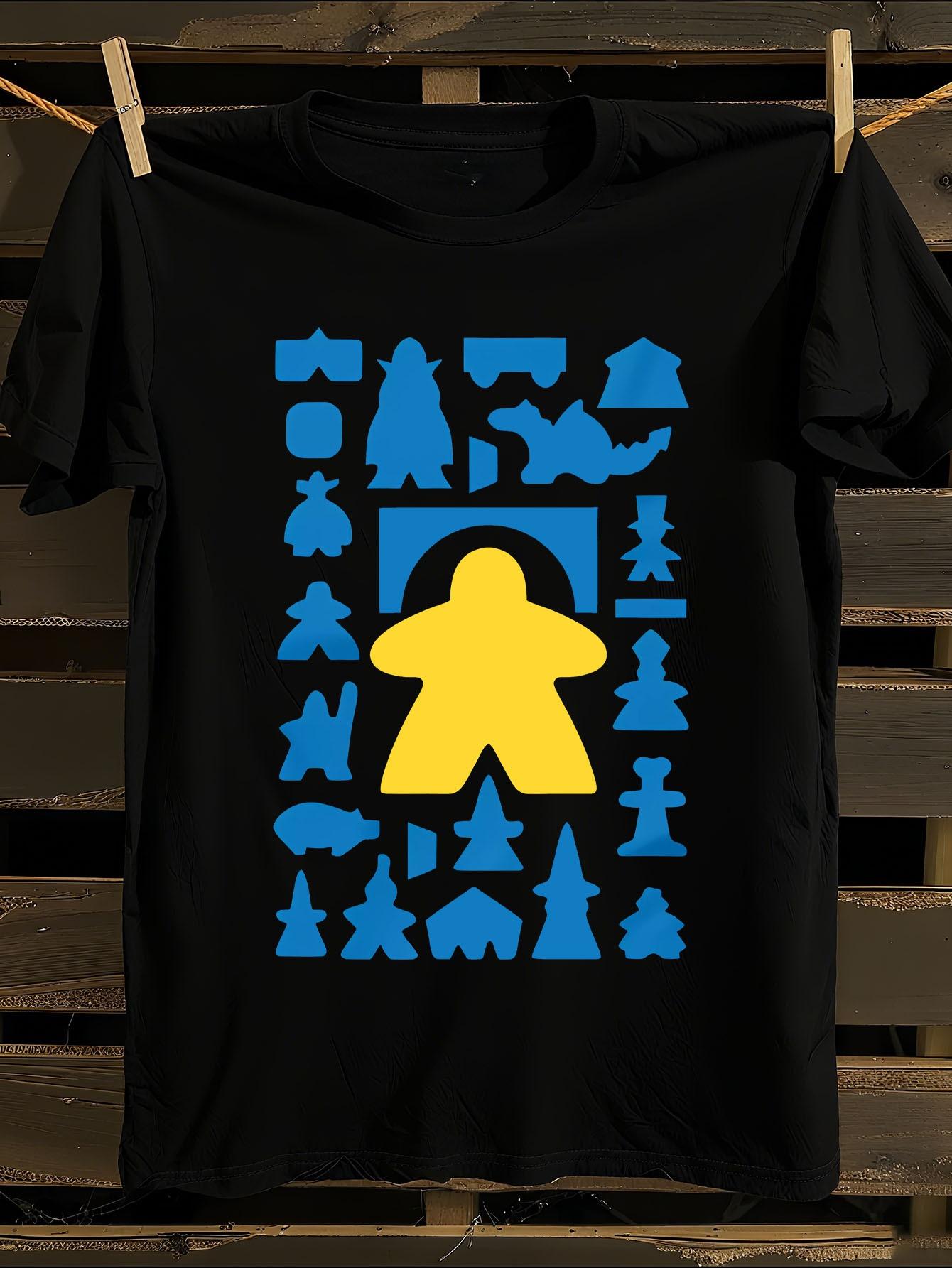 Carcassonne Strategy Board Game T-Shirt S