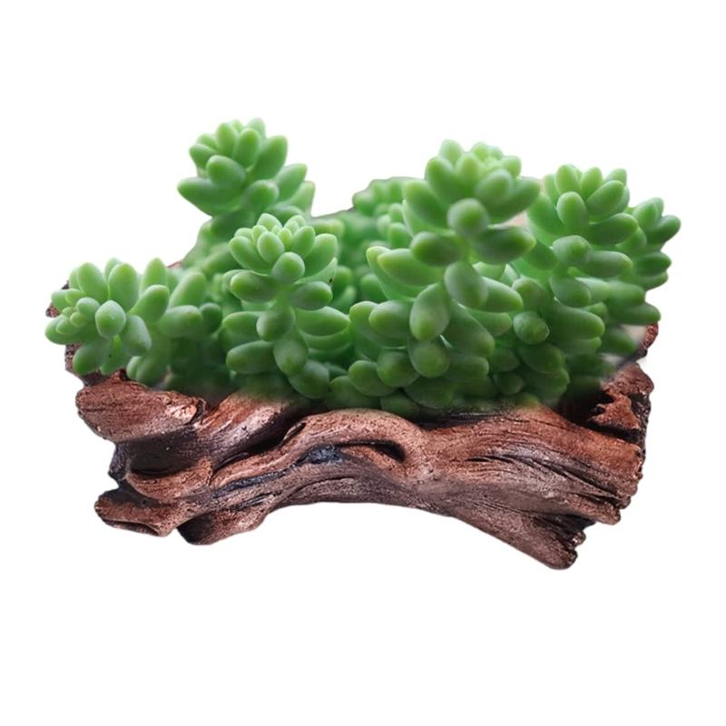 Stylish Cement Tree Root Succulent Pots Cement Tree Root Look Planter Flower Pots for Adding Unique Charm to Interiors