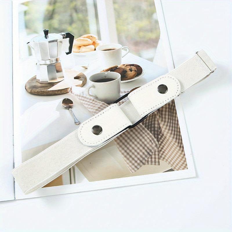 

Ремни без пряжки эластичный пояс без пряжки невидимый эластичный пояс унисекс для джинсов брюк ленивый пояс для женщин мужчин Uniform size белый