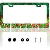 Black Cat License Plate Frame Pet Animal License Plate Holder Personalise Stainless Steel Funny Design Compatible With Standard License Plate Frames
