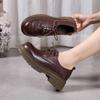 Classic Single Shoes with Thick Soles, New Style, Round Toe, Versatile and Comfortable, Casual Platform Women's Shoes
