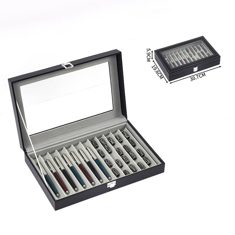 Wooden Desktop Organizer Box With Lid Beads Pens Small Collectibles - Modern Minimalist Storage Case