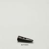 Two-Eyed Horn Tip Resin Button Double-Sided Nylon Trench Coat Single-Headed Tip Coat Suit Decorative Lock Rope Button