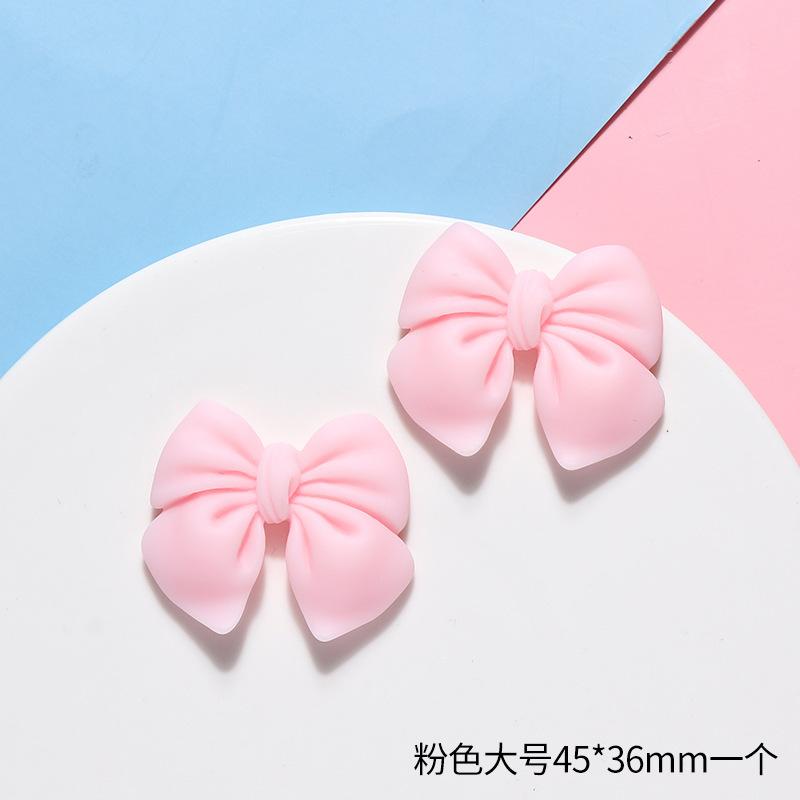 Simulation Bow Resin Accessories,10pcs Frosted Bow Tie DIY Handmade Mobile Phone Case Accessories,Material Package Accessories.