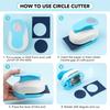 Circle Paper Punch - Create Perfect Circles for Handmade Craft Projects - Ideas for Scrapbooking, Card Making, DIY Photo Albums