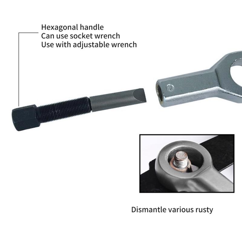 Maszyna do rozłupywania nakrętek Konstrukcja stalowa Antypoślizgowy uchwyt Osłona ochronna Do usuwania zapieczonych elementów złącznych Profesjonalne użycie warsztatowe