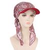Printed Muslim Hijab Cap Women Baseball Wrap Head Ramadan Headwear Turban Bonnet Hat