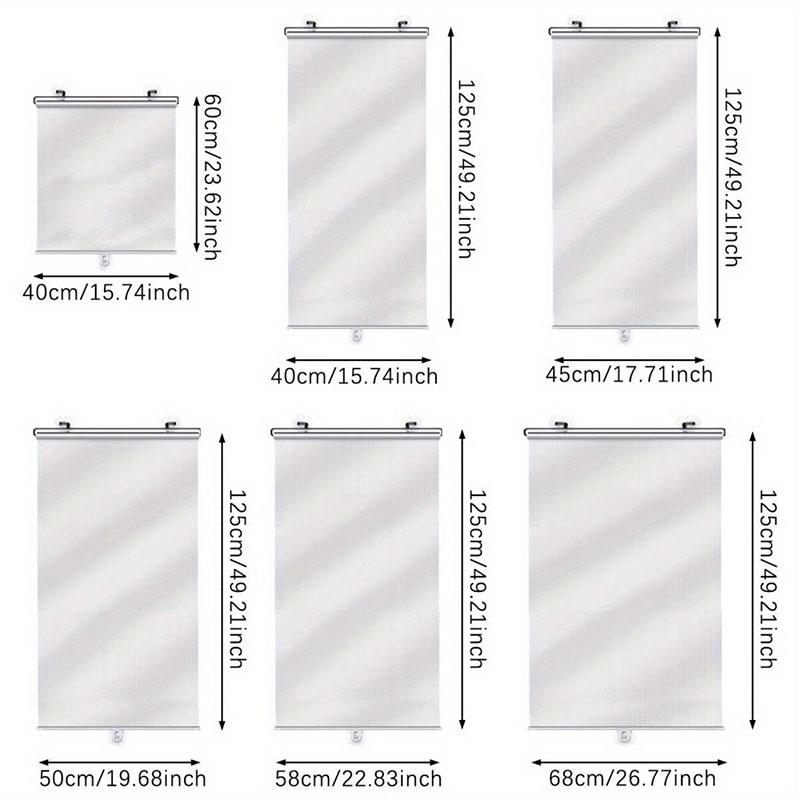 Roller Window Blinds Shades Curtain Roll Curtains Blind Blackout Kitchen No Drill Drilling Terrace Home Decor Items the Bedroom