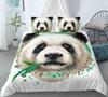 Panda Doona Quilt Duvet Cover Set Pillowcase Single Double Queen King Size Bed