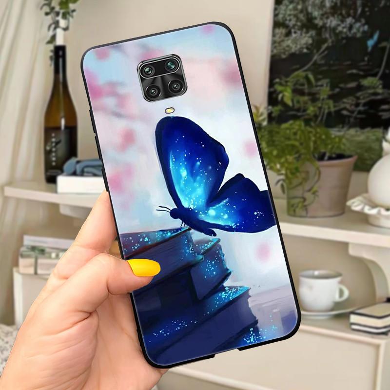 For Xiaomi Redmi Note 9 Pro Case Note9 9S Flowers Silicone Soft TPU Back Cover For Xiaomi Redmi Note 9Pro Max Case Coque Fundas