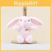 Eared Long Rainbow Rabbit Keyring Soft Stuffed Toy For Kids And Teens Pp Cotton