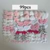 DIY Plush Ribbon La Trim Handmade Material Kit Angel Wings Plush Bunny Ears Bow Heart Star Handmade Colorful Material Pack Set
