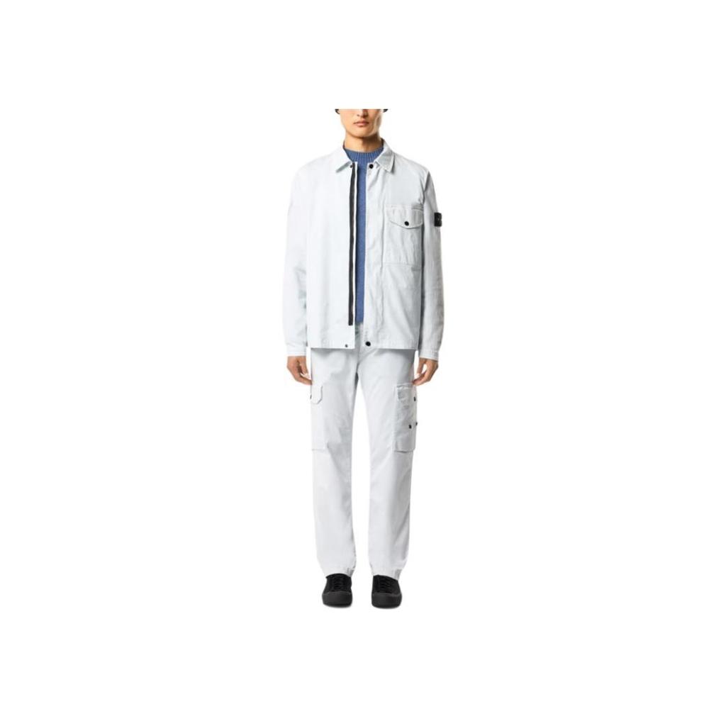 STONE ISLAND Ss26 Frühling Sommer Kollektion Einzelne Tasche Design Vielseitig Bequem Langarmhemd Unisex Hemden L1S151200001S0004-V0141