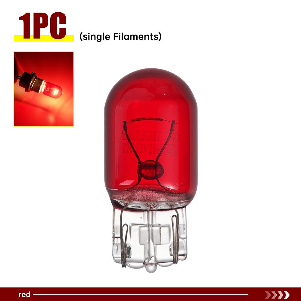 

1pcs T20 7440/7443 Signal Light 12V21W Clear Glass DRL Daytime Running Lights Turn Stop Signal Brake Tail Light Bulbs