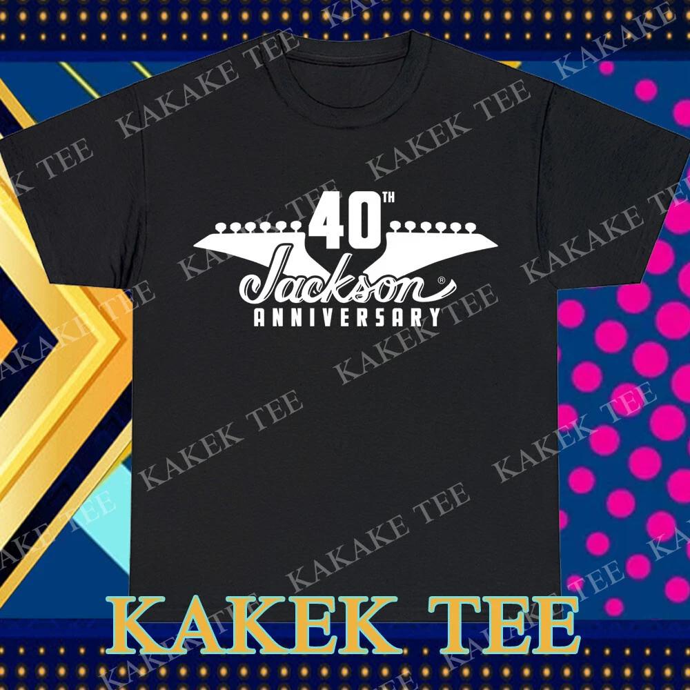 New jackson guitars Anniversary 40Th logo T-Shirt Funny Size S to 5XL L