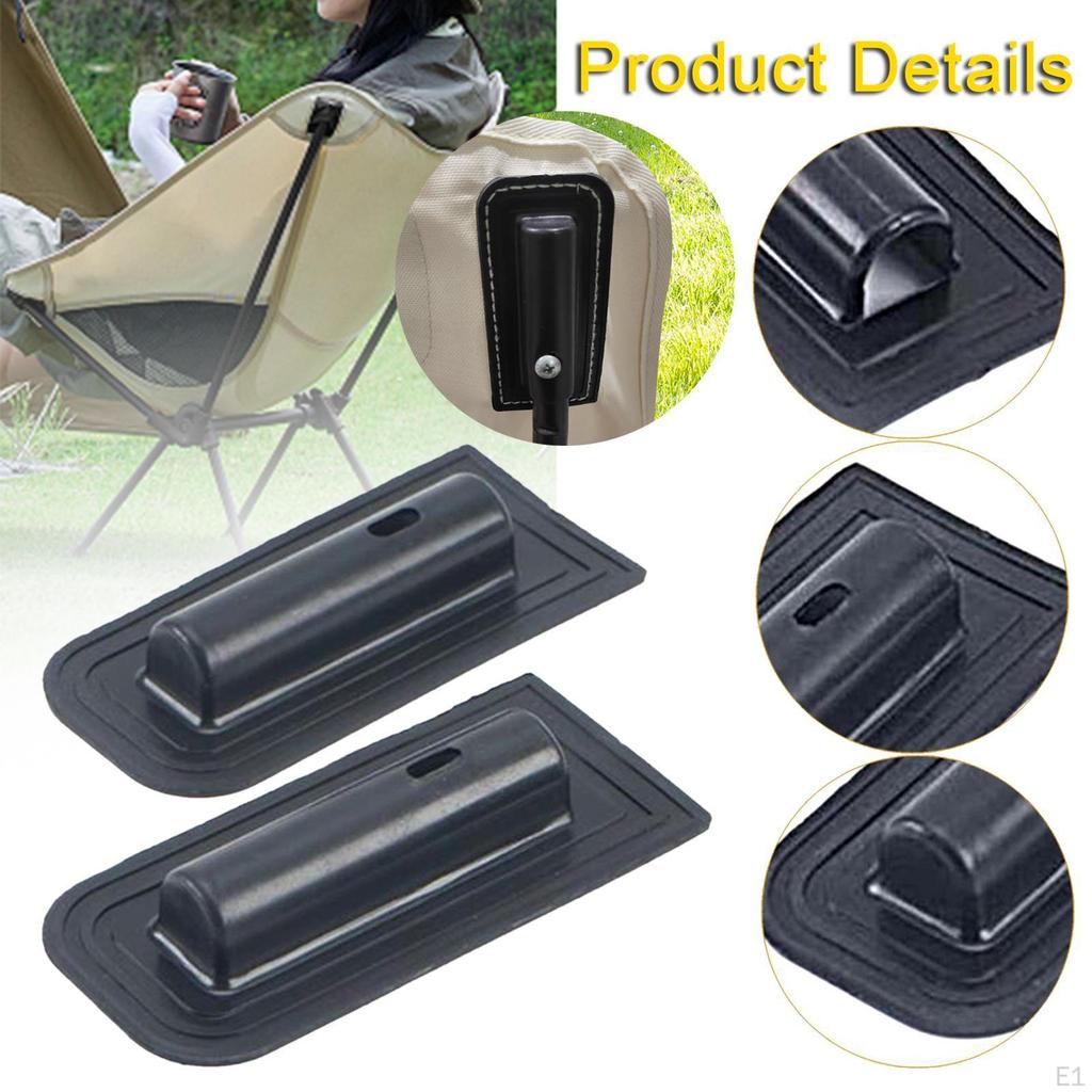 2 Pack Camping Chair Back Covers Connector Portable Accessories for Sports Garden Beach Fishing