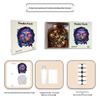 HOOLOOG Psychedelic Mushroom Wooden Puzzle & Irregular-Shaped Toy Bank Decorative Painting