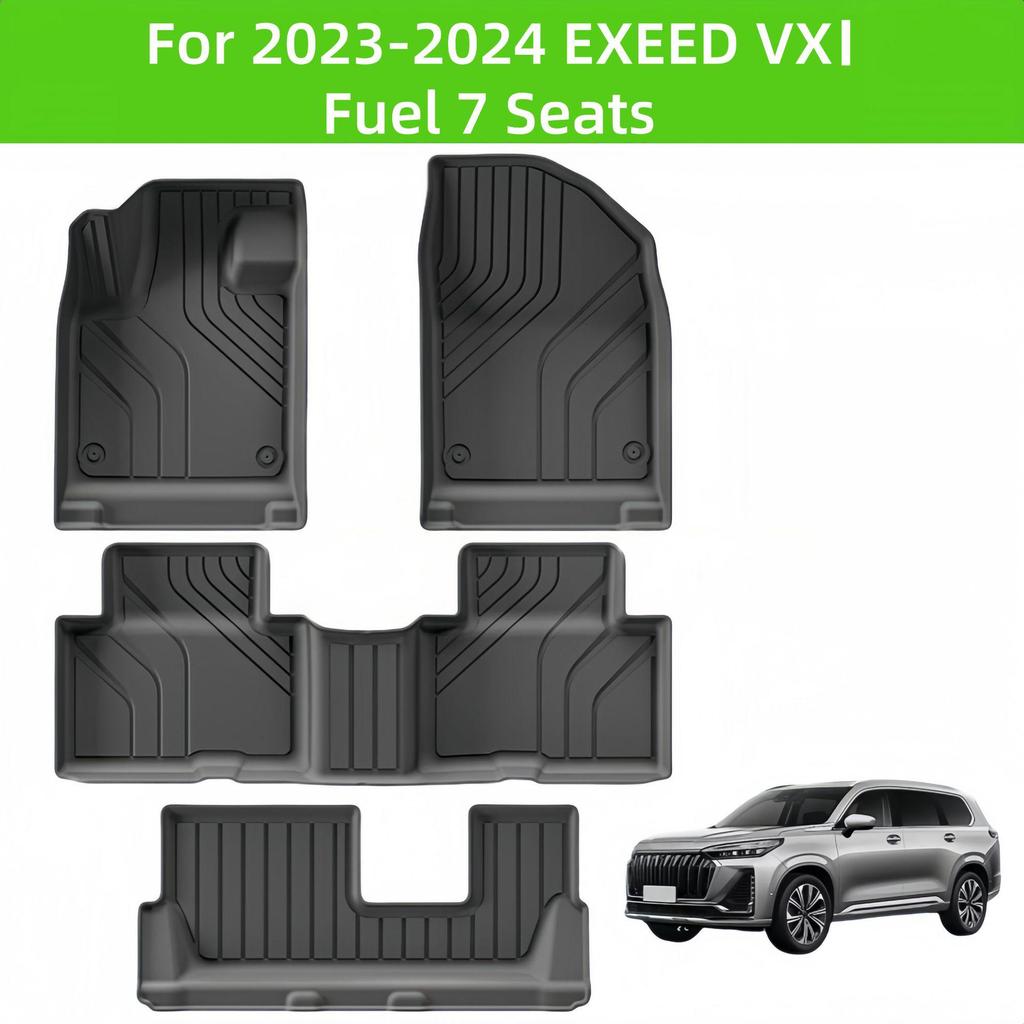 2023-24 CHERY EXEED VXI TPE Car Floor and Trunk Mats