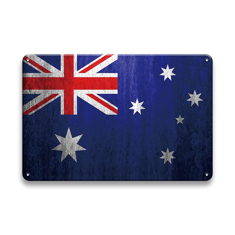 INEED Decor Land Vlag Vintage Posters Plaquette Metalen Bord Muur Kunst Decoratie Tin Bord Bar Pub Woonkamer Thuis Ijzer schilderen