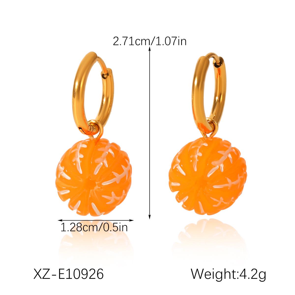 

Красочные серьги-кольца из титановой стали для женщин