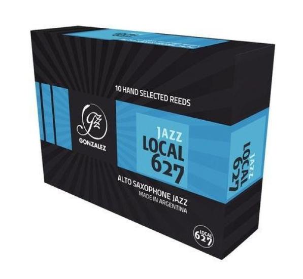 

Gonzalez Reeds Jazz Model Alto Saxophone Reed Local 627 (1-1/2) синий