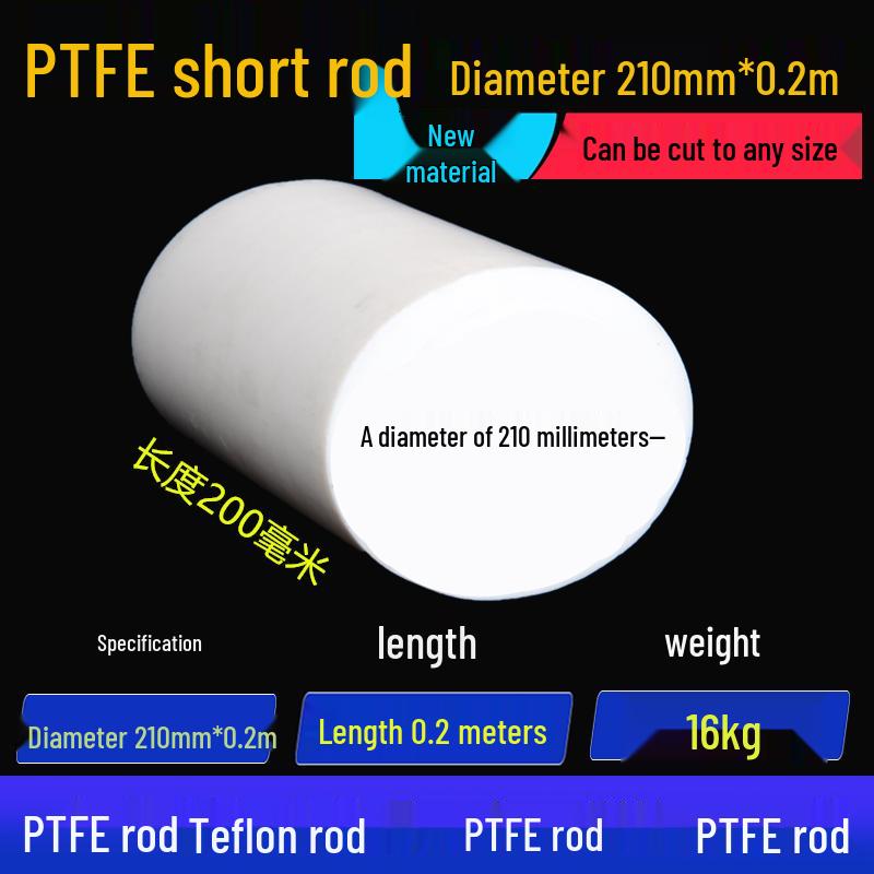 White High-Temperature Resistant PTFE Plastic Rod