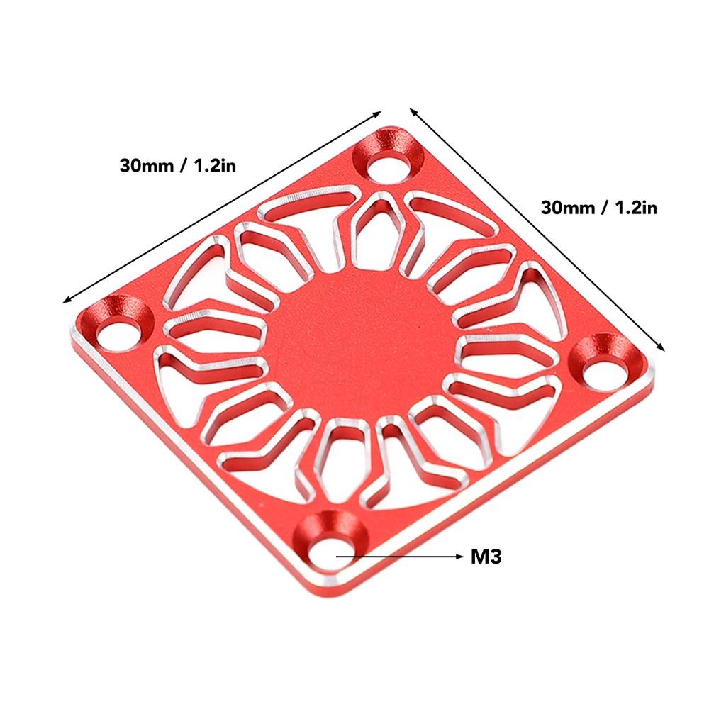 2 Pcs Aluminum Alloy Cooling Fan Cover 30x30mm Engine Cooling Fan Cover Cooling Projects